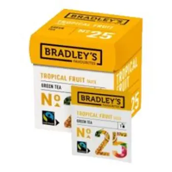 Bradley's favourites green tea tropical fruit ft 1,75gr