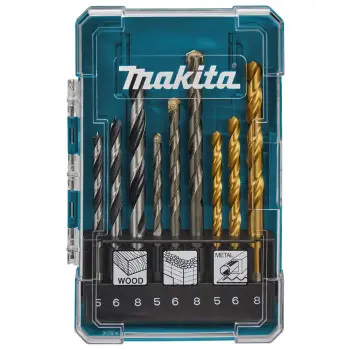 Afbeelding Makita borenset steen/hout/hss 9-dlg D-71962