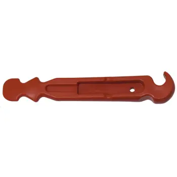 Friedrich Kunststof Wig 1000V 270x37x31mm rood haak model