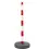 Kettingpaal rood/wit los 90cm