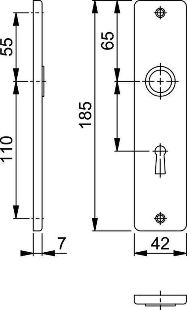 Afbeelding HOPPE kortschild 378