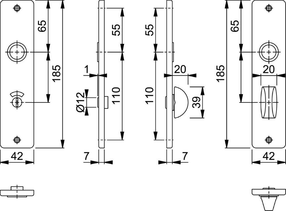 Afbeelding HOPPE kortschild 378