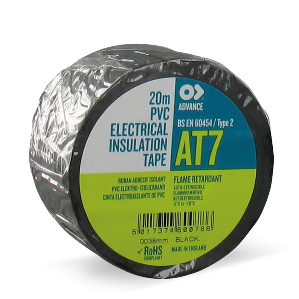 Isolatietape AT-7 Zwart