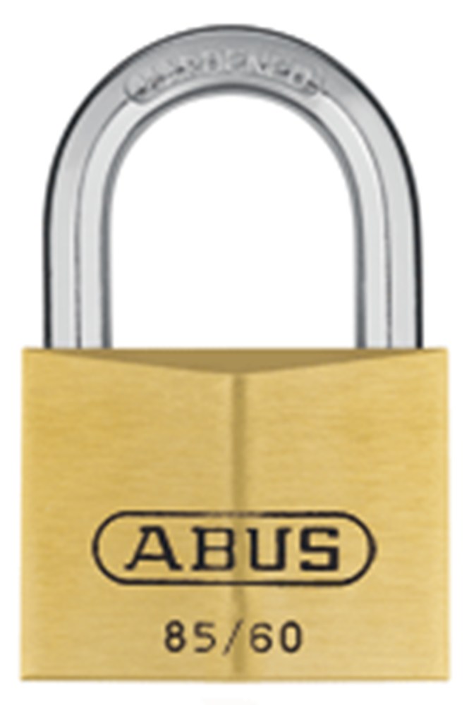 Afbeelding ABUS cilinder hangslot 85 Messing service cilinder hangslot