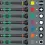 <b>Take it easy tool finder </b><br/>Schroevendraaier met Take it easy tool finder: Kleurcodering op profiel en maatcode.