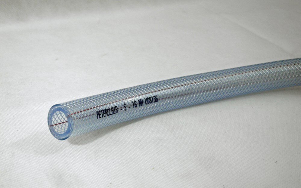 Transparante 3 lagen PVC luchtslang 19x27mm