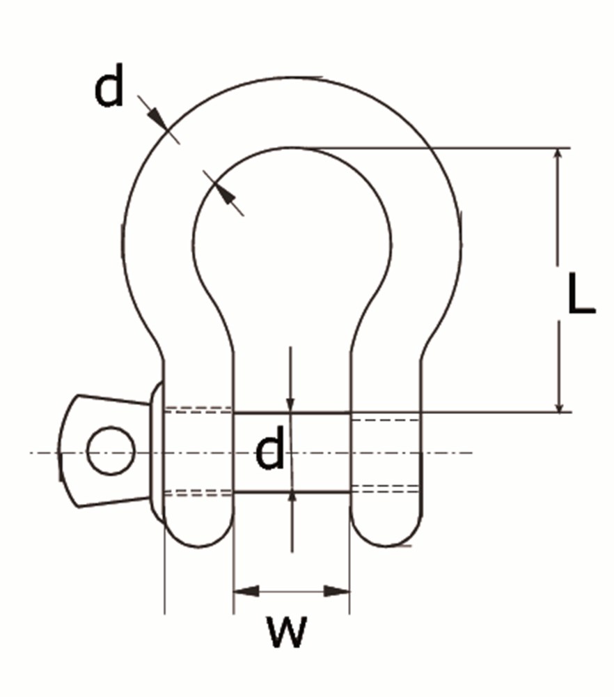 Lijntekening DX harpsluiting