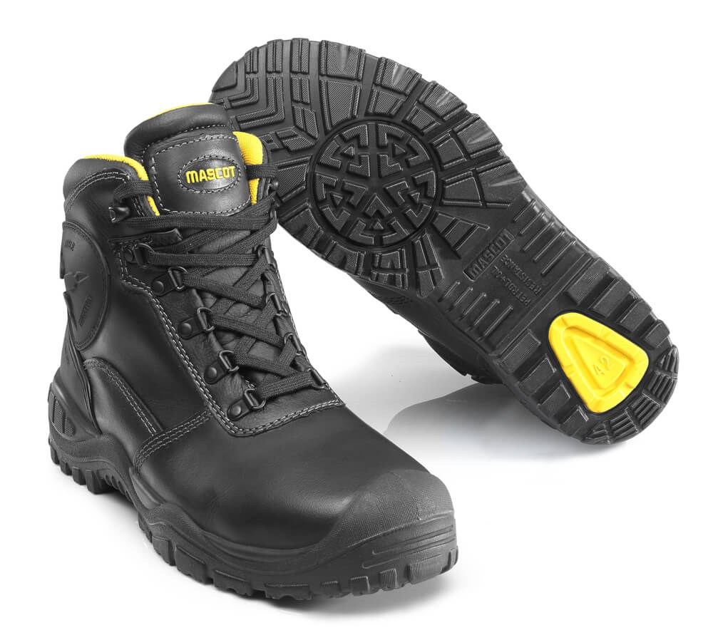 MASCOT® FOOTWEAR INDUSTRY F0165 zwart/geel productafbeelding