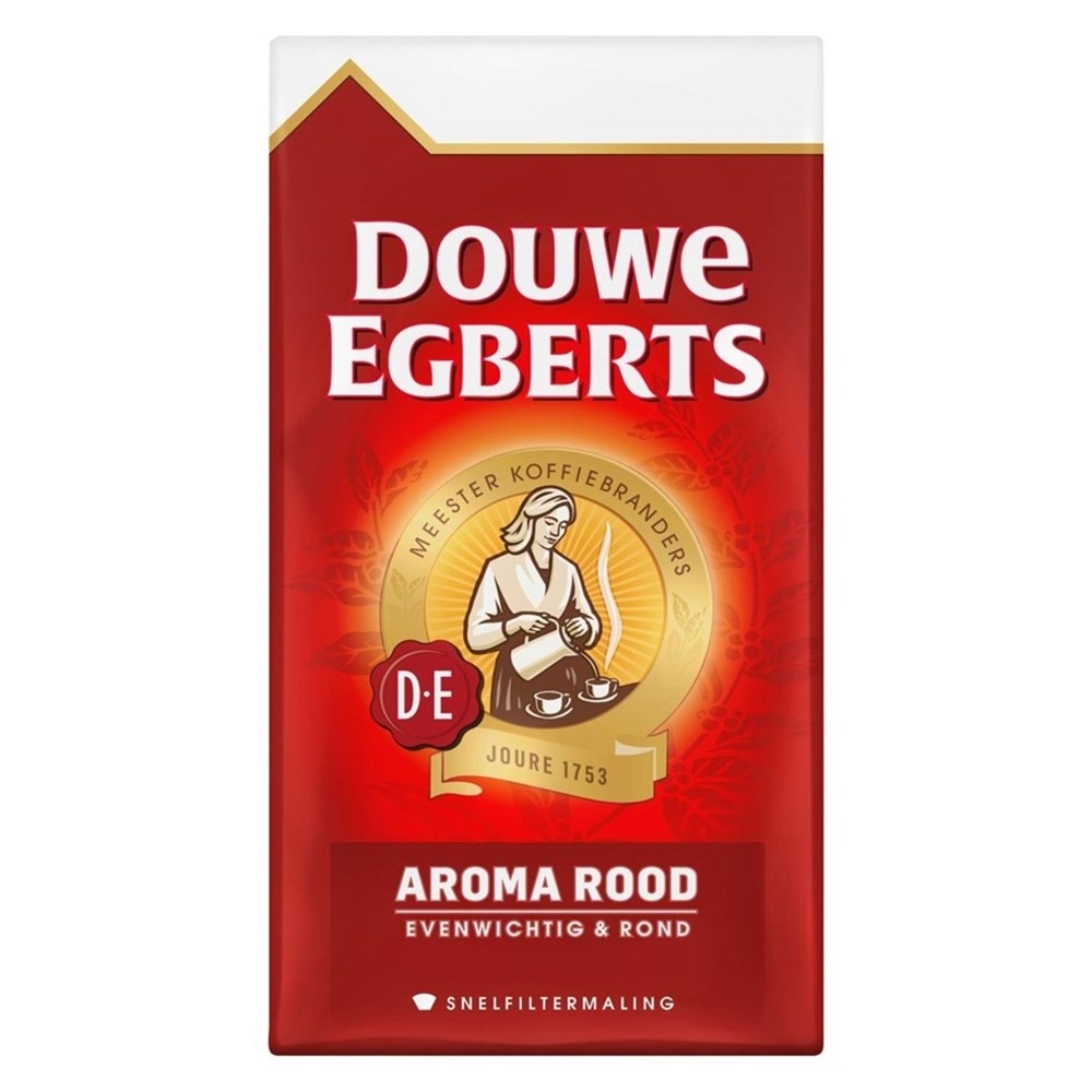 Afbeelding Douwe Egberts aroma rood koffie snelfilter maling