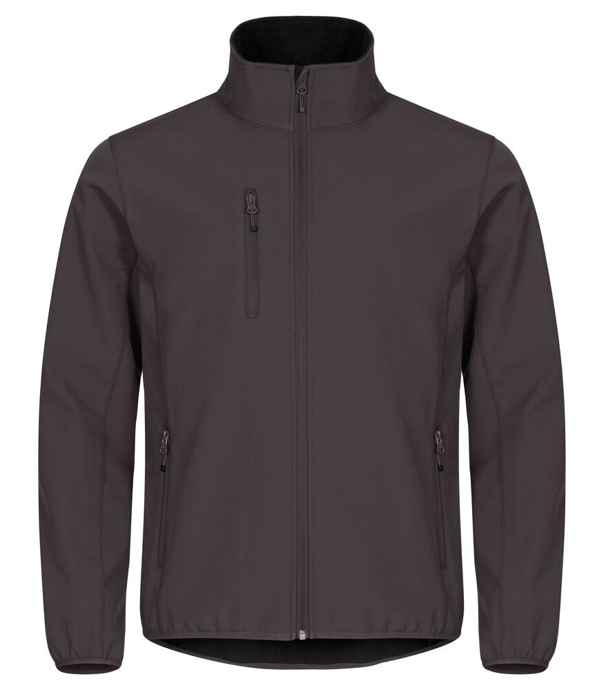 Afbeelding 0200910-945_ClassicSoftshellJacket_DarkGrey_front