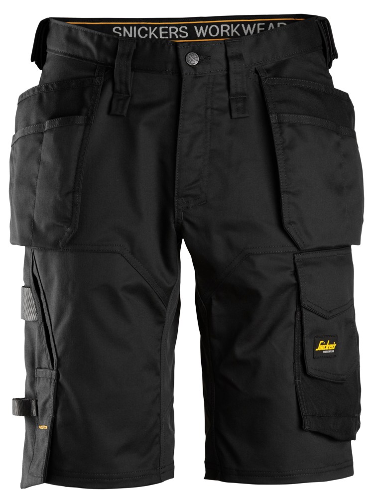 Afbeelding Snickers Workwear allroundwork, stretch loose fit korte werkbroek met holsterzakken 6151