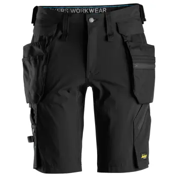 Afbeelding Snickers Workwear litework, kortebroek+ met afneembare holsterzakken 6108