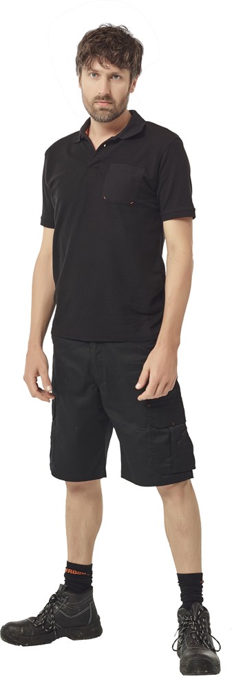 Leo polo shirt zwart L