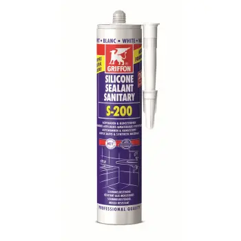 Afbeelding Griffon silicone sanitaire s-200 wit koker 300 ml