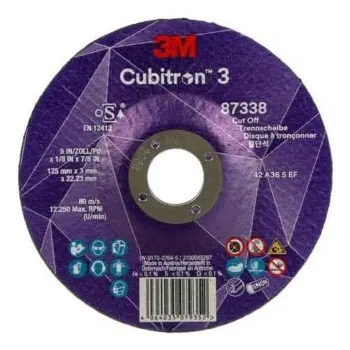 3m cubitron 3 doorslijpschijf 87963 125x2.5mm