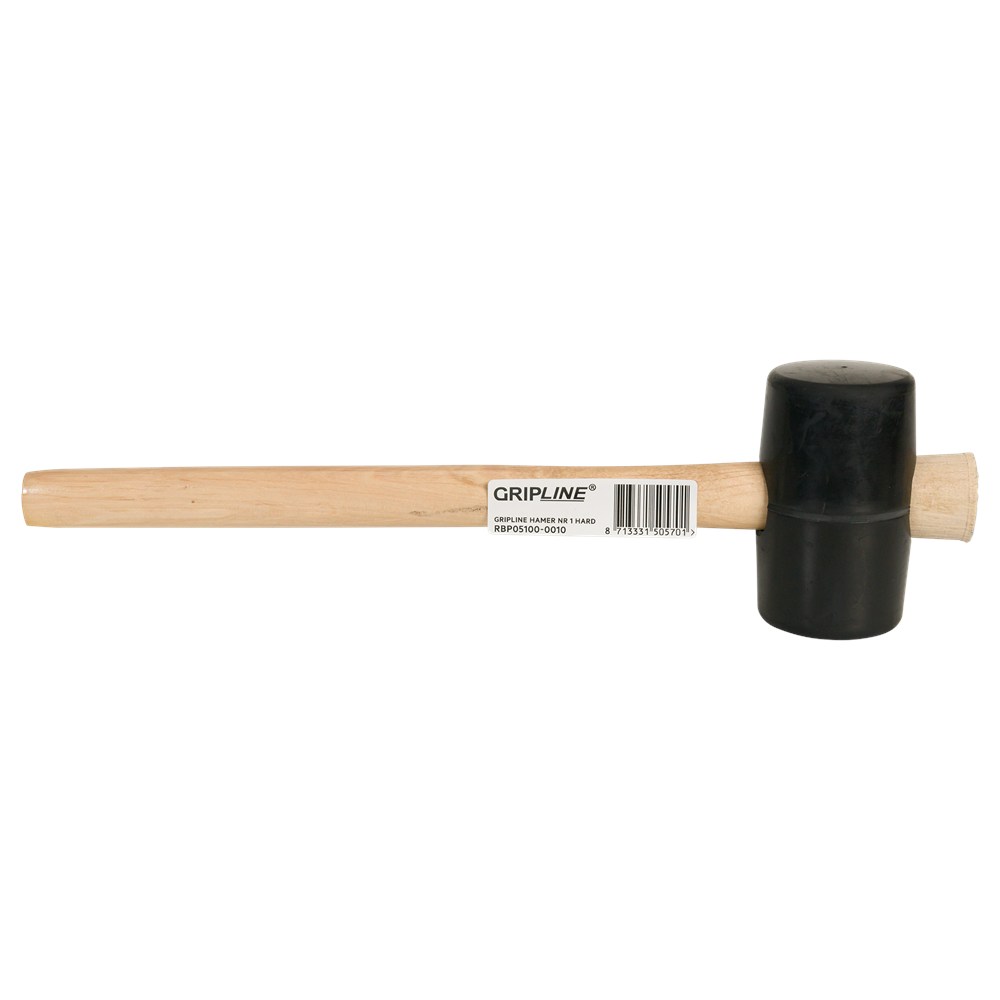 Afbeelding Gripline rubber hamer Nr.1