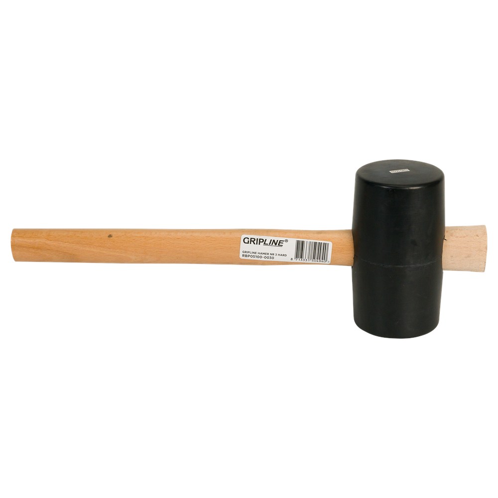 Afbeelding Gripline rubber hamer Nr.3