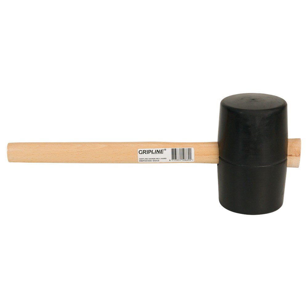 Afbeelding Gripline rubber hamer Nr.4