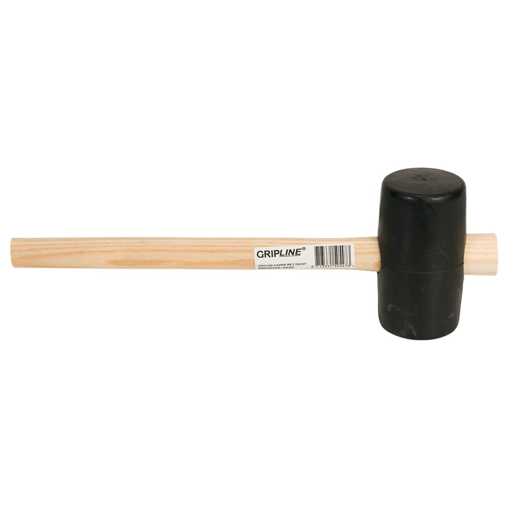 Afbeelding Gripline rubber hamer Nr.2