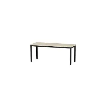 Garderobebank zwart frame 41 x100 x 34cm