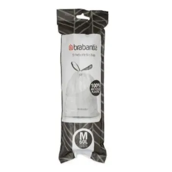 Brabantia afvalzak M (10st) 60ltr 69x79cm