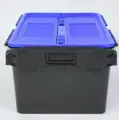 Distributiebak 600x400x320mm 52 liter zw/bl