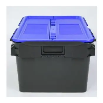 Distributiebak 600x400x320mm 52 liter zw/bl