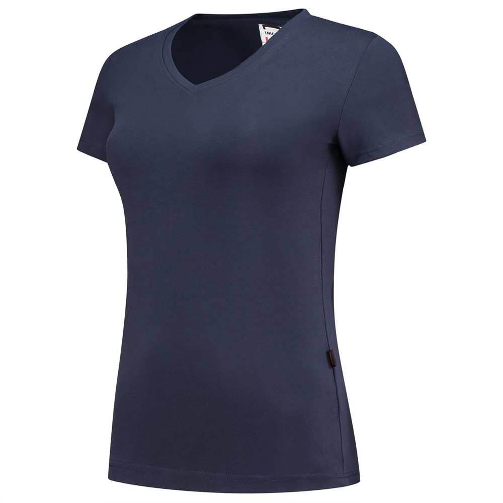 Afbeelding TRICORP CASUAL t-shirt v hals fitted dames 101008