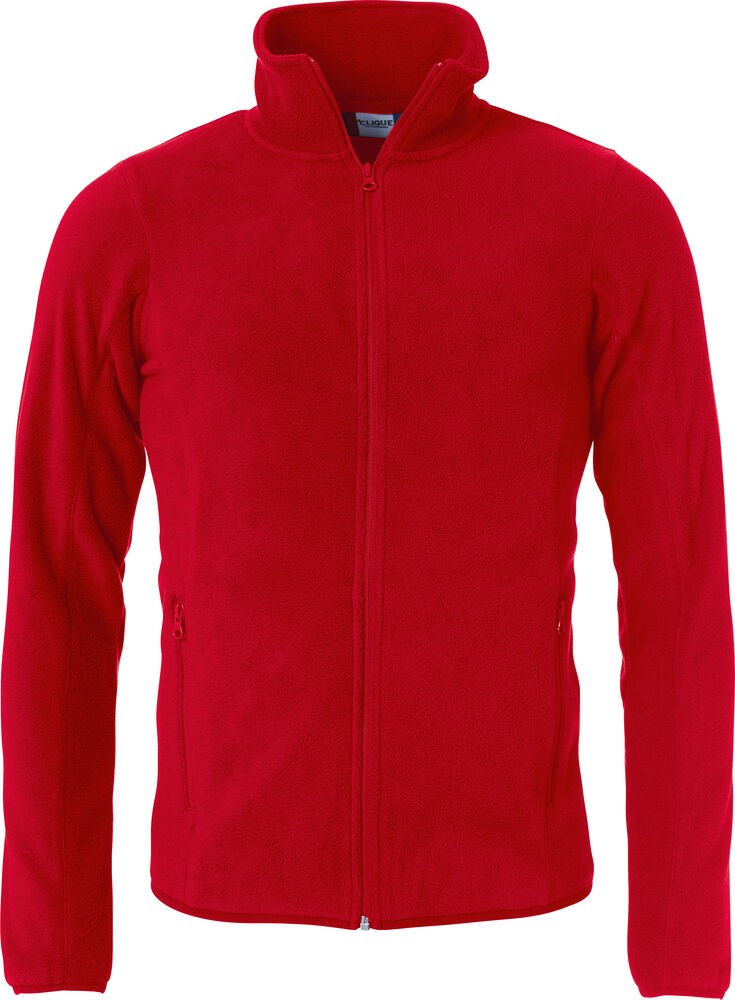 Clique basic polar fleece jacket rood 2XL