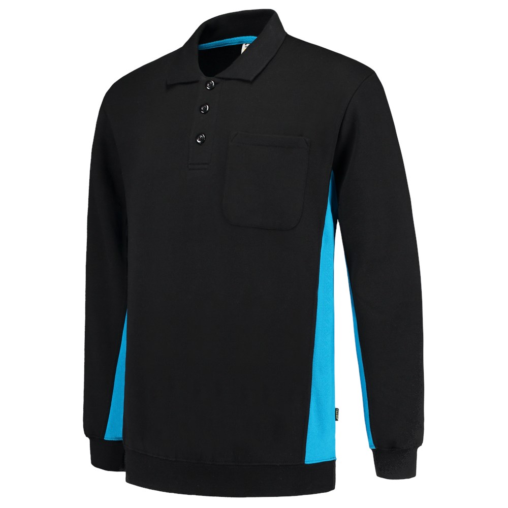 Afbeelding TRICORP WORKWEAR polosweater bicolor borstzak 302001
