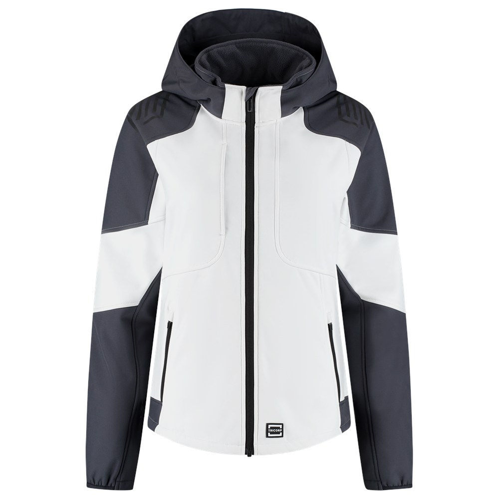 Afbeelding TRICORP WORKWEAR softshell capuchon bicolor redefined dames 406119