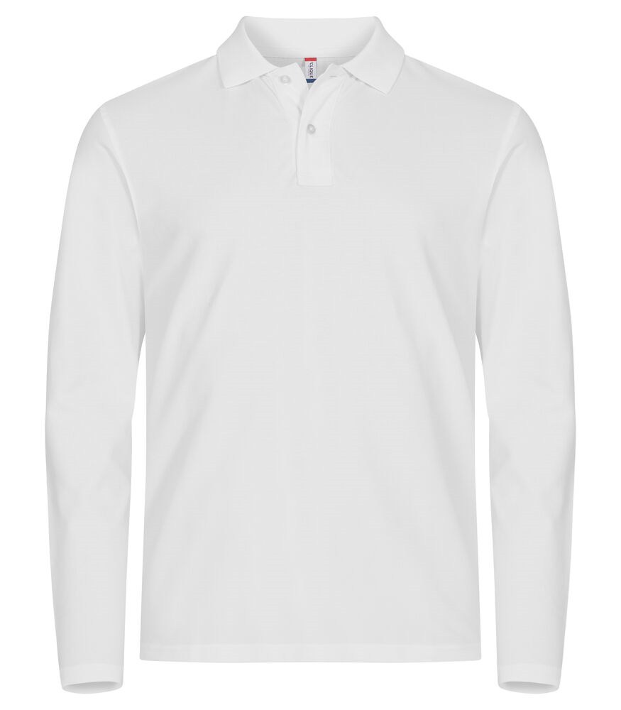 Afbeelding 028262-00_StretchPremiumPoloLS_White_front