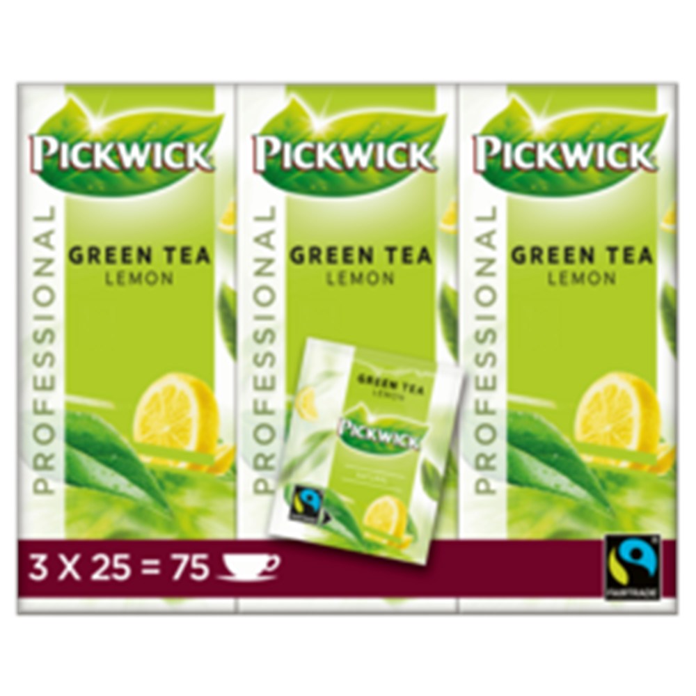 Pickwick professional groene thee citroen Fairtrade 2gr