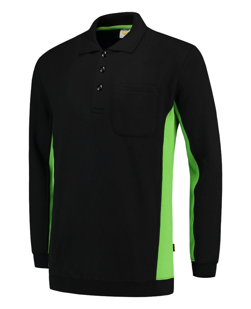 Afbeelding TRICORP WORKWEAR polosweater bicolor borstzak 302001