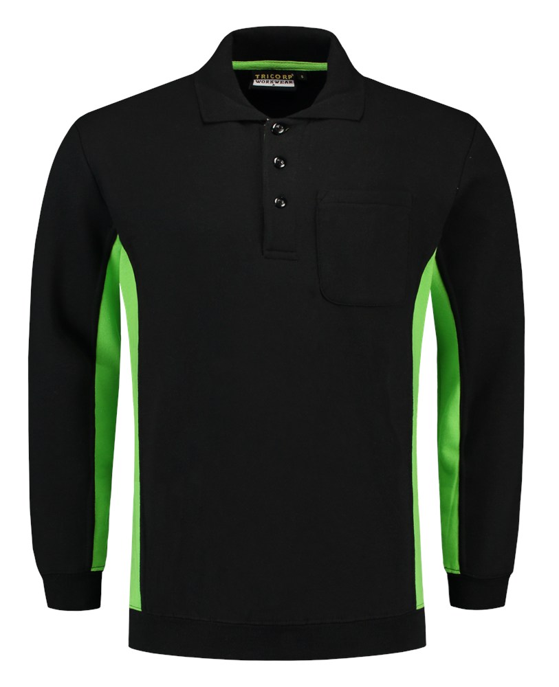 Afbeelding TRICORP WORKWEAR polosweater bicolor borstzak 302001