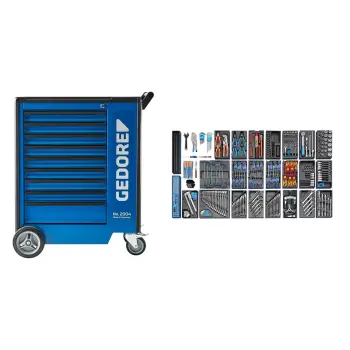 Afbeelding Gedore gereedschapsortimenten in de gereedschapwagen/werkbank S 1500 ES-03