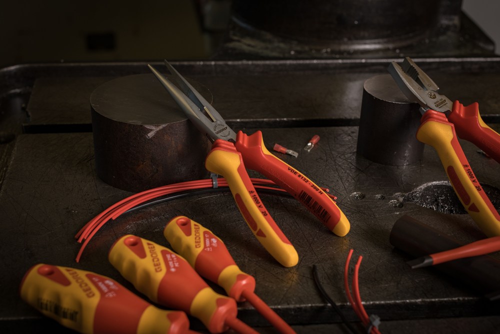 Afbeelding Gedore telefoontang met snijkanten VDE 8132 H