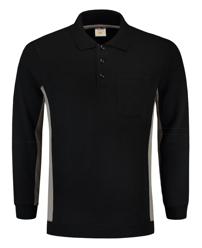 Afbeelding TRICORP WORKWEAR polosweater bicolor borstzak 302001
