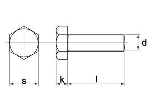 Tapbout rvs a2                m5x50