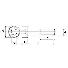 Inbusbout rvs a2          ck m10x90