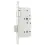 Dom magneet toiletslot72/8 60mm rvs