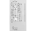 Dorma korte voorplaat fkh24 rvs