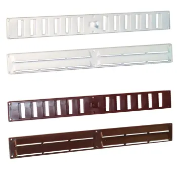 Pvc vent.rooster bin/buit.4x37 brn.