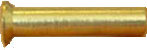 Patenthulsje messing        m4x22.5
