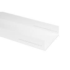 U-profiel pvc wit 10x18x10x1.2