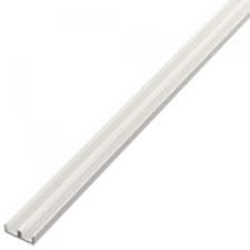 Schuifrailprof. pvc wit 42x13x18.5