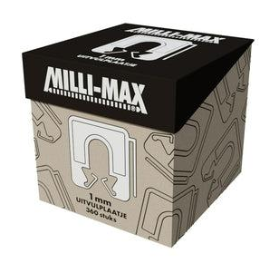 Milli-Max opvulplaat wit 1 mm (360)
