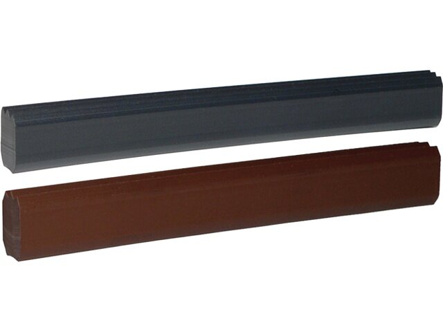 Trap inlegprofiel pvc zwart    11x8