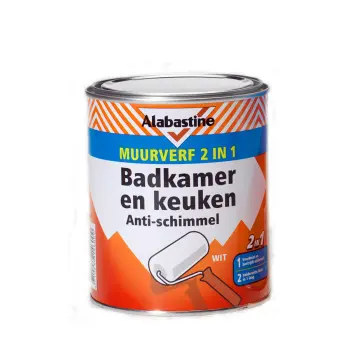 Alabastine badk+keukenv.wit  2.5ltr