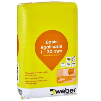 Weber egalisatiemortel         25kg
